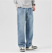 American Street Retro Washed Grey Jeans