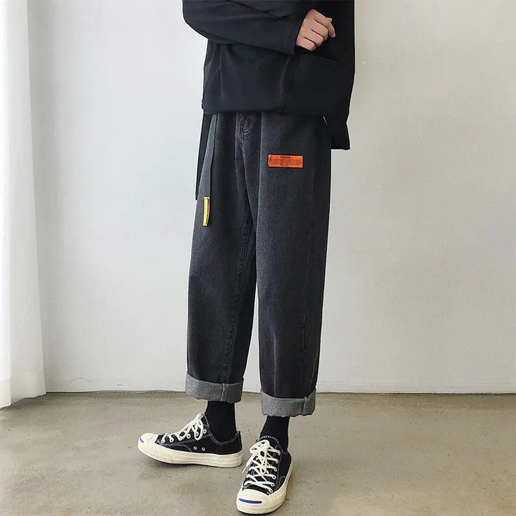 Loose Straight Wide Leg Jeans Pants