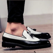 Men's Leather Loafers with Tassels