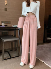 High-Waisted Casual Wide-Leg Pants for Women