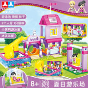 Kids' Castle Building Blocks Toy - Princess Villa Set