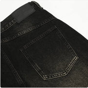 Men's Retro Washed Gradient Distressed Jeans