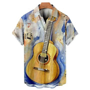 Men's Casual Polyester Spandex Shirt for Any Scene