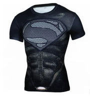 3D Digital Print Superman T-Shirt & Captain America Gear