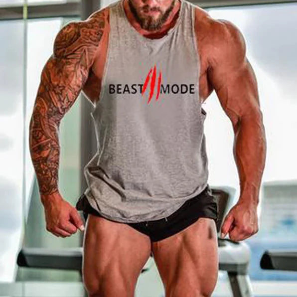 Sleeveless Training Tank Top - Muscle Style Vest