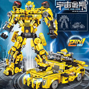 Transforming Robot Compatible with LEGO Building Blocks
