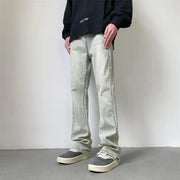 Men's Retro Washed Colorful Jeans