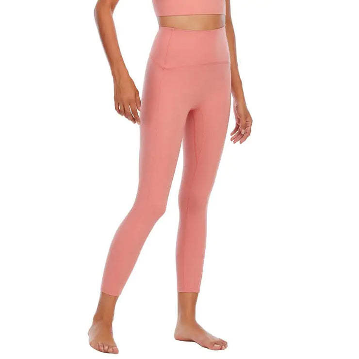 High Waist Nude Stretch Yoga Pants Without Embarrassment