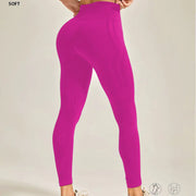 High-Waisted Seamless Yoga Pants for Running & Fitness