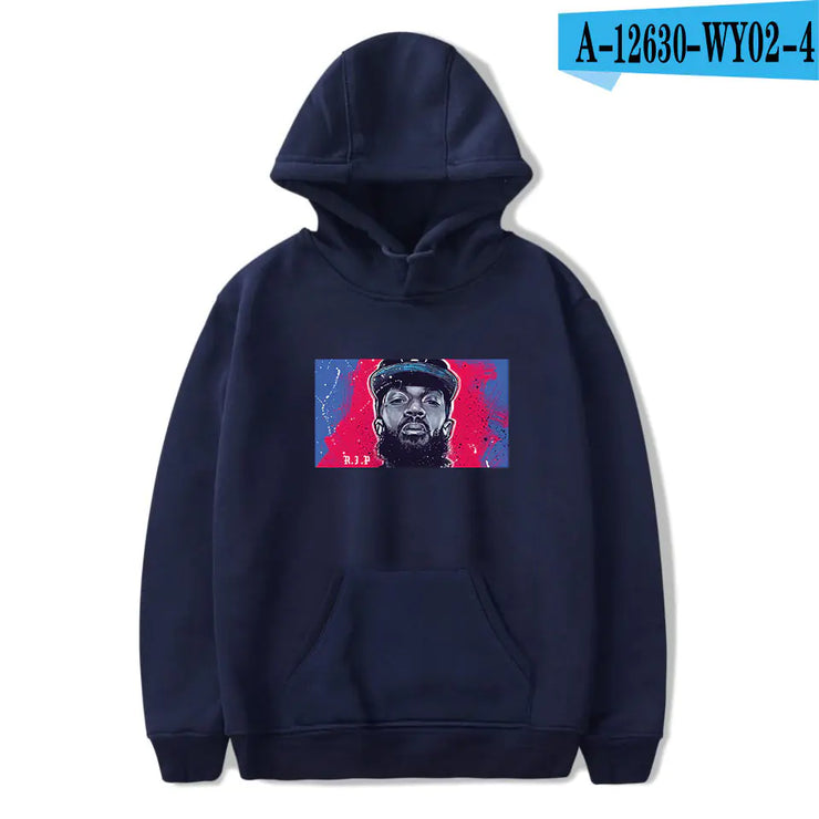 Nipsey Hussle Rapper Hoodie with Fleece Lining