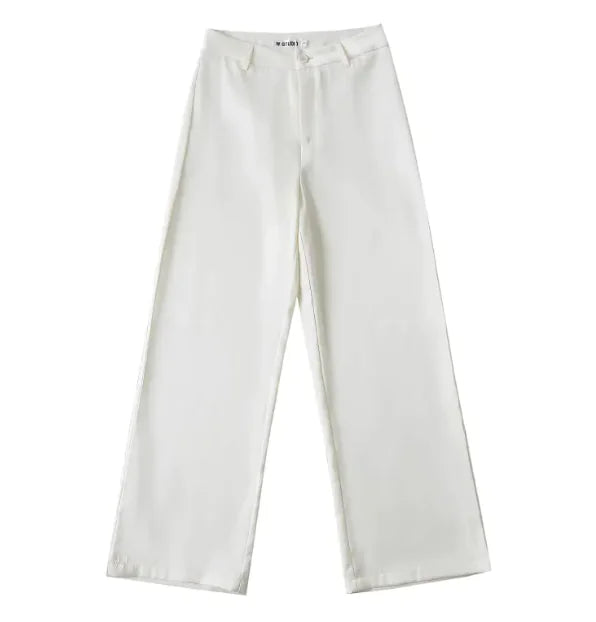 Chic Loose-Fit Tailored Pants for Women