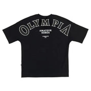 Men's Olympia Printed Cotton T-Shirt for Gym Workout