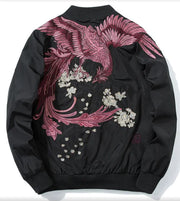 Embroidered Jacket for Couples - Casual Baseball Style