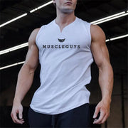 Men's V Neck Compression Sleeveless Workout Vest