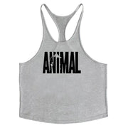 Men's Muscle Tank Top with Round Hem for Gym Workouts
