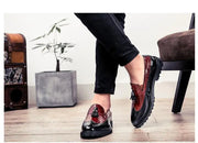 Men's Leather Loafers with Tassels
