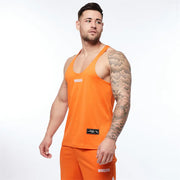 Men's Breathable Polyester Gym Vest for Daily Use