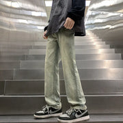 Men's High Street Retro Straight Jeans