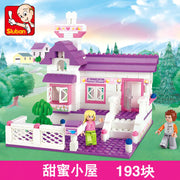 Kids' Castle Building Blocks Toy - Princess Villa Set