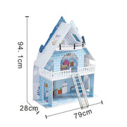 Kids Wooden Luxury Dollhouse Toy for Role Play