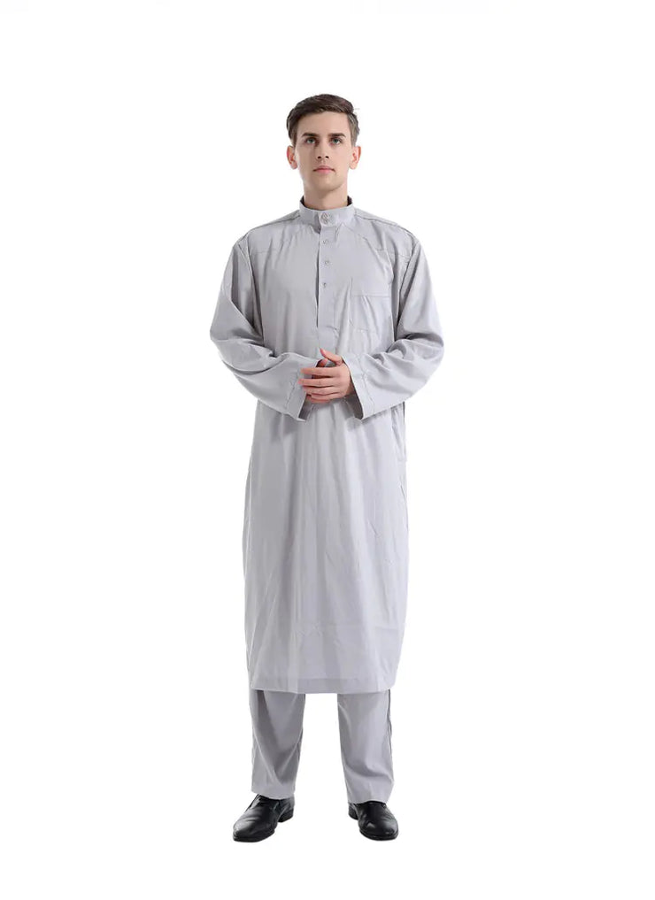 Solid Color Two-Piece Men&