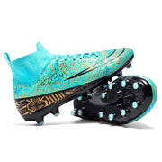 Men's High-Top Soccer Cleats for Autumn Training