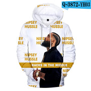 3D Hooded Sweatshirt Inspired by Nipsey Hussle