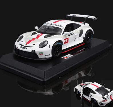 Porsche 911 RSR 1:24 Scale Diecast Model Car (Single)