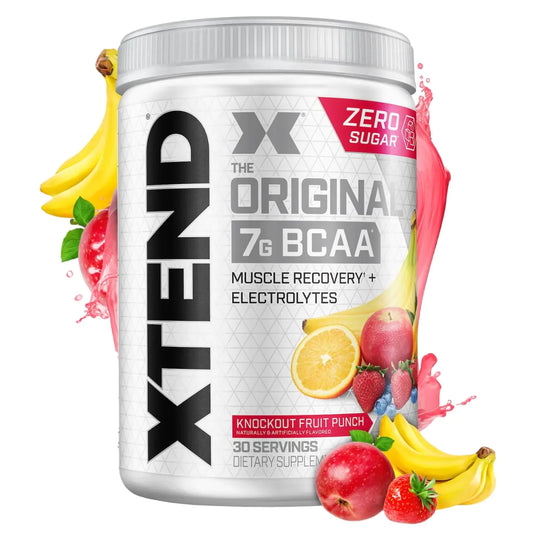 Xtend XTEND Original BCAA Powder 7g BCAA and 2.5g L-Glutamine Sugar Free Post Workout Muscle Recovery Drink with Amino Acids for Men & Women 30 Servings
