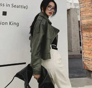 Oversized Leather Jacket