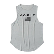 Men's Casual Cotton Vest for Gym and Exercise