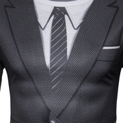 3D Printed Suit Design Men's Long Sleeve T-Shirt