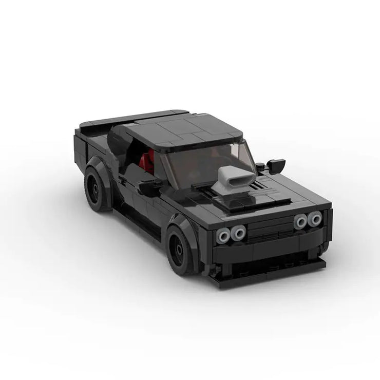 MOC Speed Series 8-Block Challenger Racing Model