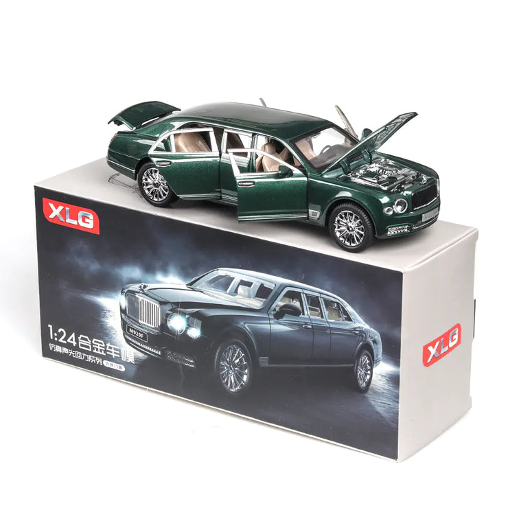 Boxed 1:24 Scale Bentley Mulsanne Toy Car Model