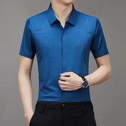 2023 Summer Men's Short Sleeve Business Shirt