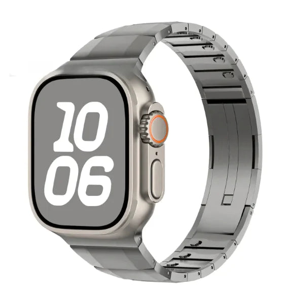 Titanium Stainless Steel Quick Release Watch Band for Apple Watch (Multiple Sizes & Colors)