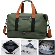 Men's Waterproof Gym Bag for Travel and Fitness