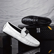 Men's Casual Leather Loafers - Korean Trendy Style
