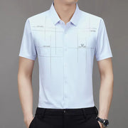 2023 Summer Men's Short Sleeve Business Shirt