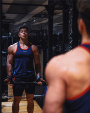 Men's Casual Cotton Gym Vest for Breathable Exercise