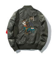 Embroidered Air Force Pilot Jacket