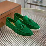 Suede Tassel Loafers