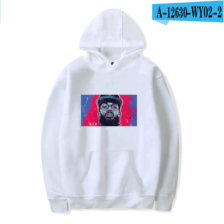 Nipsey Hussle Rapper Hoodie with Fleece Lining
