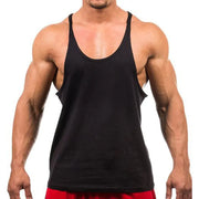 Men's Cotton Sleeveless Gym Tank Top for Bodybuilding