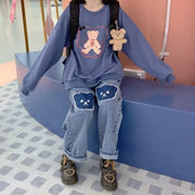 Trendy Slim Fit Casual Ladies' Street Jeans