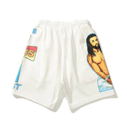 Men's Colorful Cross Print Touring Shorts