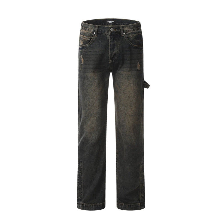 American Retro Loose Straight Jeans