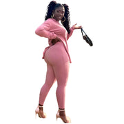 CH7203 Women's Casual Two-Piece Hooded Set