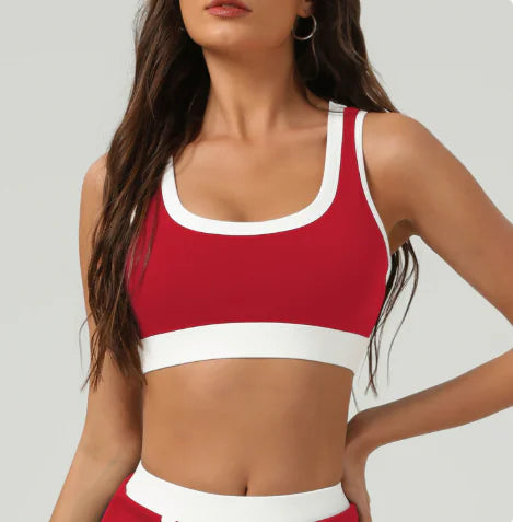 Nude Fit Color Block Sports Bra