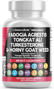 Clean Nutraceuticals Fadogia Agrestis Tongkat Ali Turkesterone Supplement